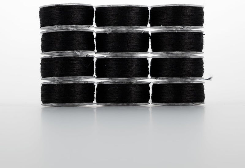 YLI Threads YLI Cotton Quilting Thread – 50 wt Egyptian Cotton for Piecing & Quilting - Low-lint & Strong - L Style Prewound Bobbins - Night Time - Image 2